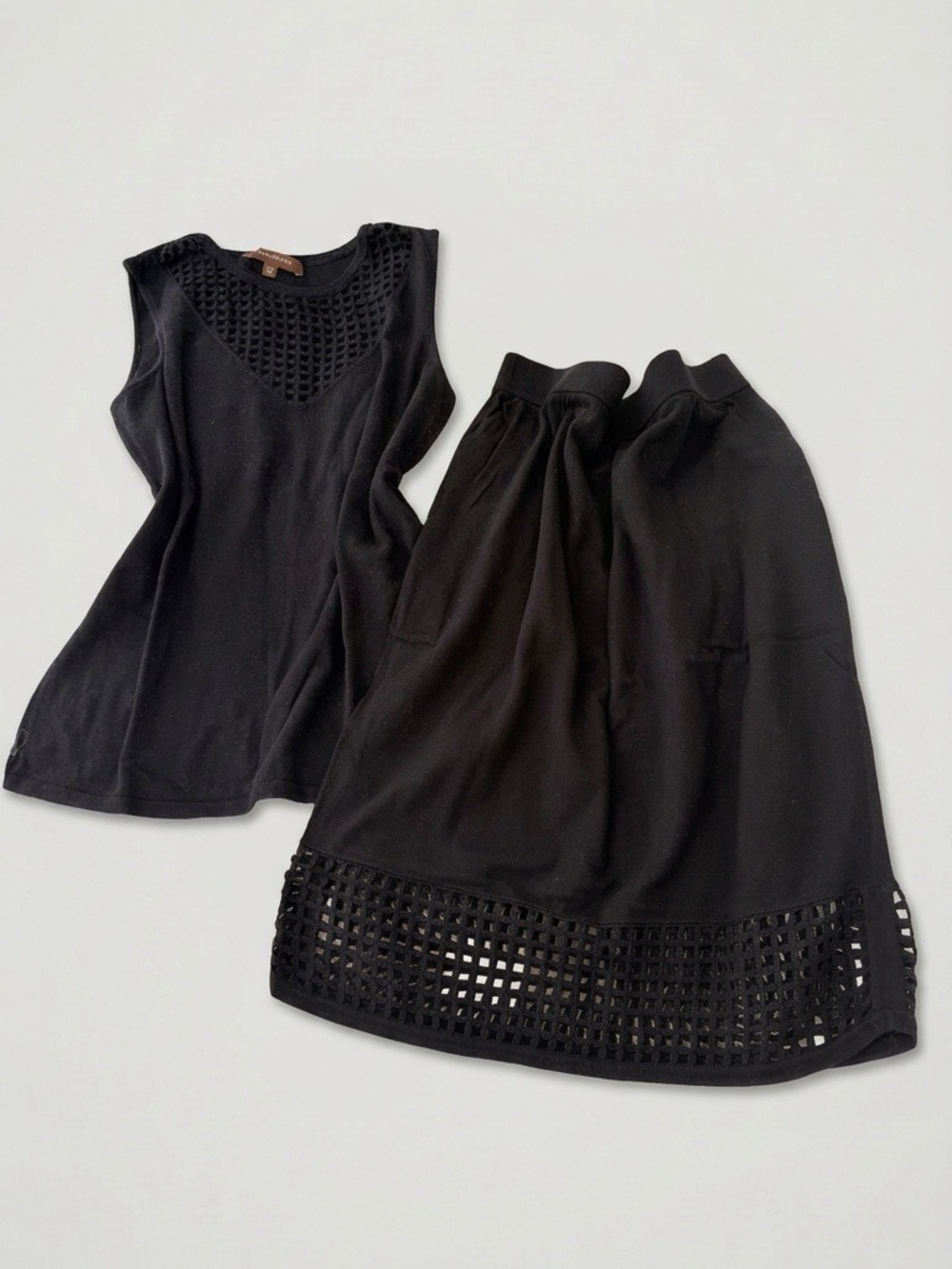 Melanie Lyne Knit Skirt and Sleeveless Top